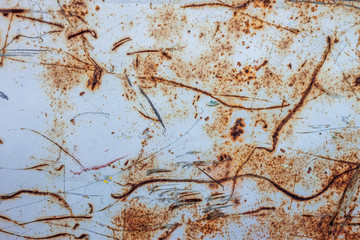 painted rusty blue abstract scratched background