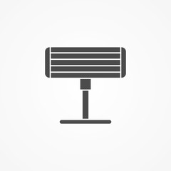 Heater vector icon sign symbol