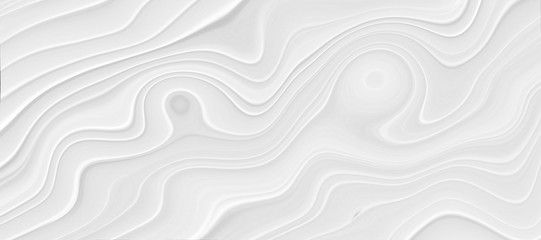 Abstract grey white waves and lines pattern.  Futuristic template background. 