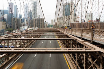 Le trafic sur le pont de Brooklyn
