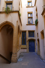 city ​​of lyon, in the rhone alpes region in france