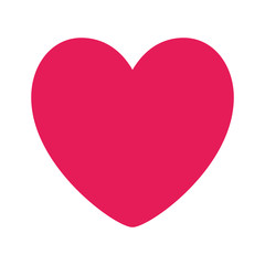 Isolated heart shape vector design