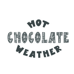 Lettering poster  in scandinavian style. 