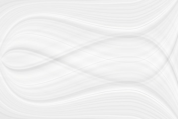 Drawing of a wave of white and gray color. Background with stains and curved lines.