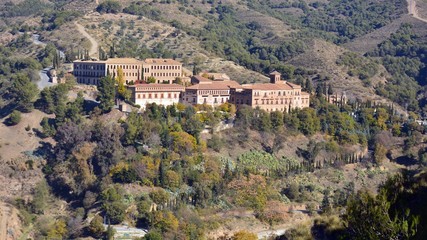 Obraz premium Abadía del Sacromonte de Granada, Andalucía, España