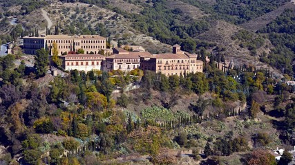 Fototapeta na wymiar Abadía del Sacromonte de Granada, Andalucía, España