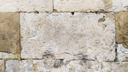 textured old antique bricks in fortres wall