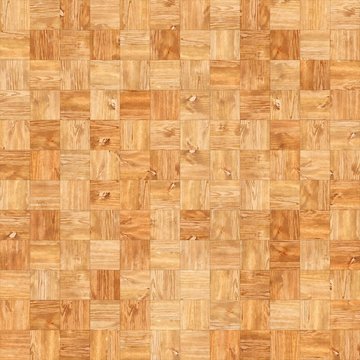 Seamless wood parquet texture chess light brown