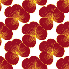 Vector seamless pattern. Modern stylish texture.Template for design.