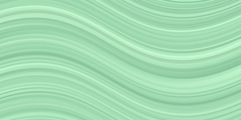 Neo Mint Gradient Waves Vector Background. 2020 Color Trend Forecast. Minimal Cover Design Concept. Wavy Stripes Pattern. Pastel Green Abstract Texture. © Artefficient