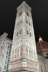 Florence evening. Campanile di Giotto