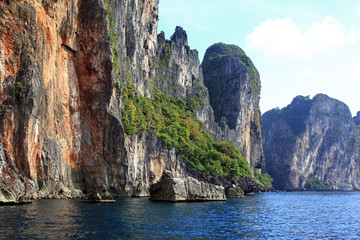 Tajlandia widok na skały