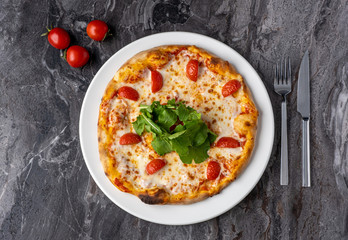 Traditional Italian pizza