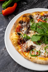 Traditional Italian pizza