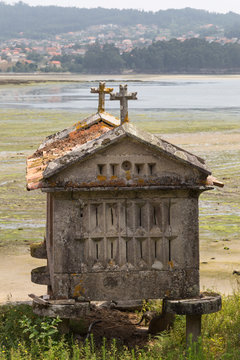horreo in Combarro, Galicia, Spain