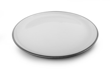 plate isolated on white background