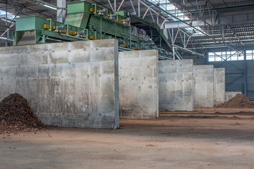 peat fraction, at the processing plant
