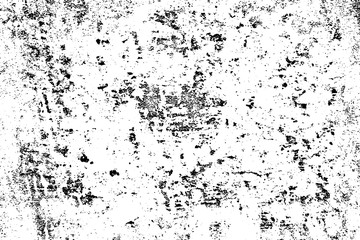 Dirty grunge background. Black and white gloomy texture. Worn old surface. Pattern of cracks, chips, scuffs, scratches. Pattern for backdrops and design creation