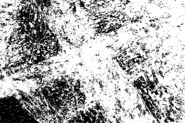 Dirty grunge background. Black and white gloomy texture. Worn old surface. Pattern of cracks, chips, scuffs, scratches. Pattern for backdrops and design creation