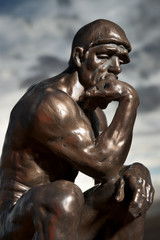 Rodin's The Thinker - Replica Bronze Statue