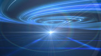 Obraz premium floor stage future 3d render