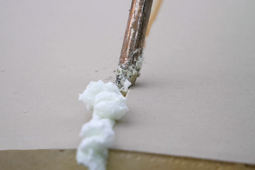 Roofing insulation, installation of insulation sheets on foam
