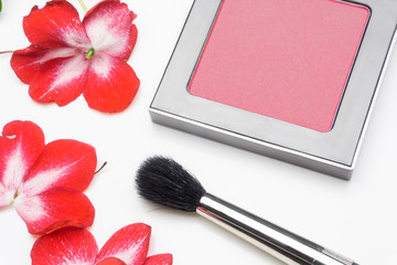 Obraz na płótnie Canvas makeup blush pink