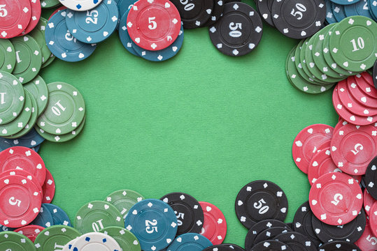 Poker chip boards Poker chip boards