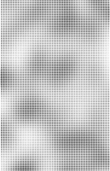 Fluid background, abstract halftone texture, tabloid screen pattern, black and white vector illustration. - obrazy, fototapety, plakaty