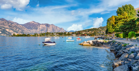 Promenade Malcesine, Lago di Garda, Italy