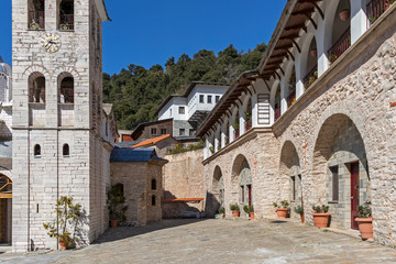 Fototapeta na wymiar Holy Monastery of Holy Mary Eikosifoinissa, Greece