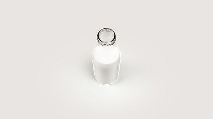 3D Glass Bottle | Filled