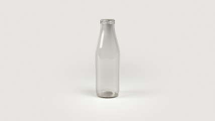 3D Glass Bottle | Empty