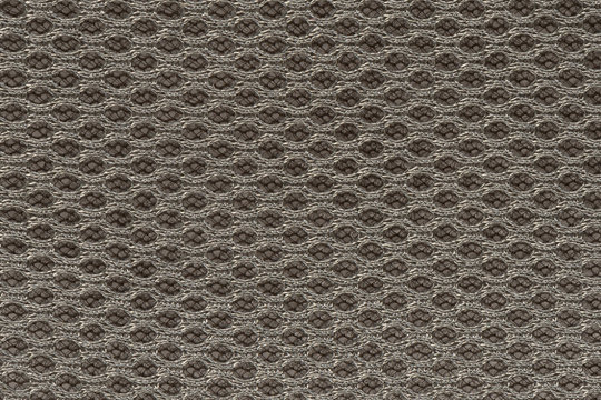 Gray silver athletic running shoe mesh macro texture background