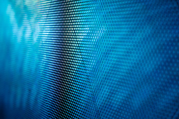 Fototapeta premium CloseUp LED blurred screen. LED soft focus background. abstract background ideal for design.