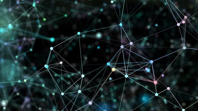 Plexus structures. Plexus style dynamic wallpaper. The stars are everywhere around.