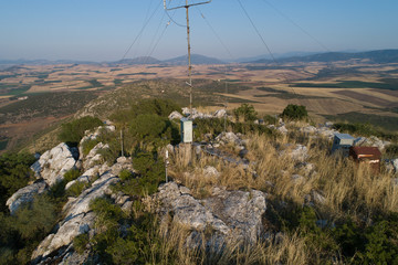 Fototapeta premium Mountain with Anntena