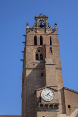 Toulouse Cathedral (Cathedrale Saint-Etienne de Toulouse, XIII - XVII century) - Roman Catholic church in city of Toulouse. France.