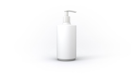 3D Liquid Soap Bottle | White