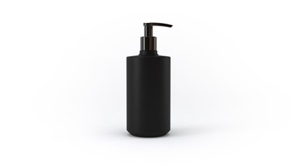 3D Liquid Soap Bottle | Black