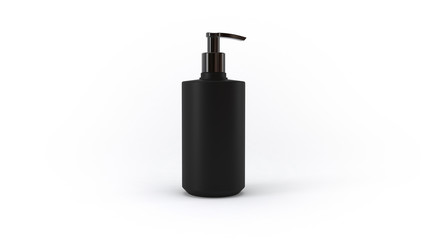 3D Liquid Soap Bottle | Black