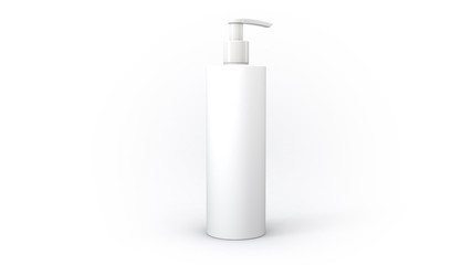 3D Shower Gel Bottle | White