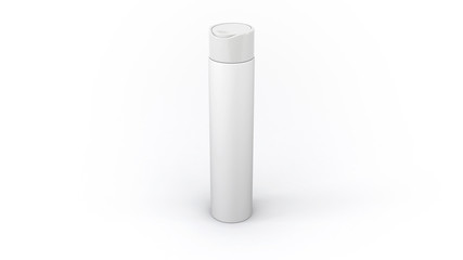 3D Cosmetics Bottle | White