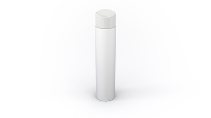 3D Cosmetics Bottle | White