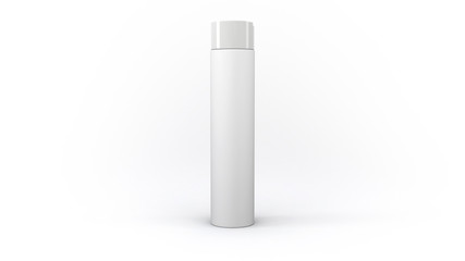 3D Cosmetics Bottle | White