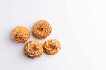 Puff cakes made corn meal flour,  traditional brazilian 