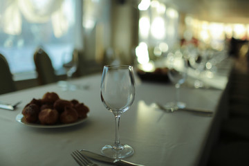 Served Table for Dinner | Banquet