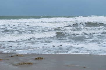 waves on the beach