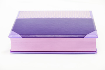 isolated purple book 