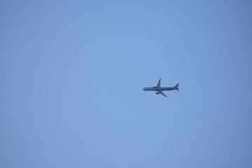 Airliner in the sky
